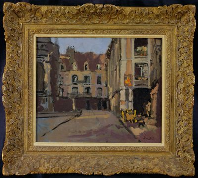 Hoek van de Rue Sainte Catherine, Dieppe, c.1899 door Walter Richard Sickert